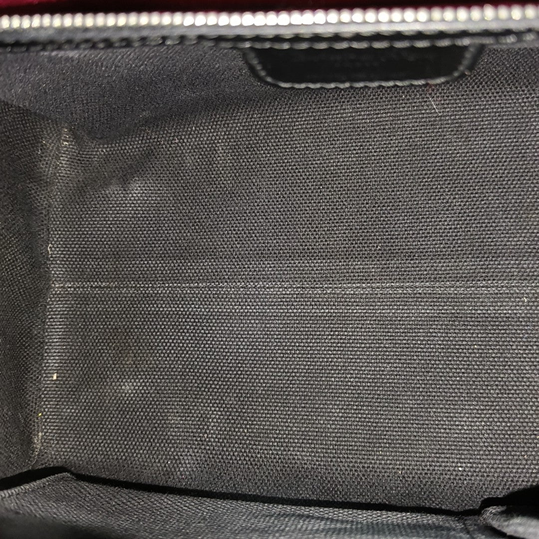 Boston Oblique Patent Leather Black