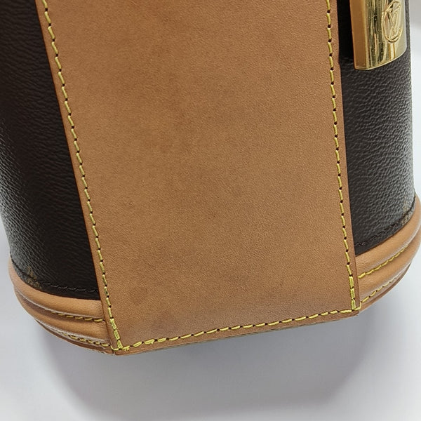 CANNES Monogram Coated Canvas Brown