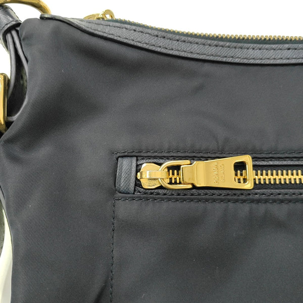Nylon Shoulder Bag Blue