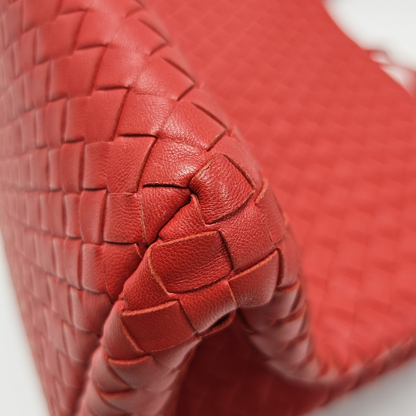 Lambskin Tote Bag Red