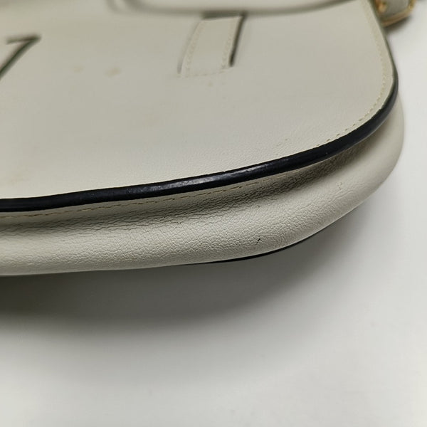 SYMMETRICAL Calfskin White