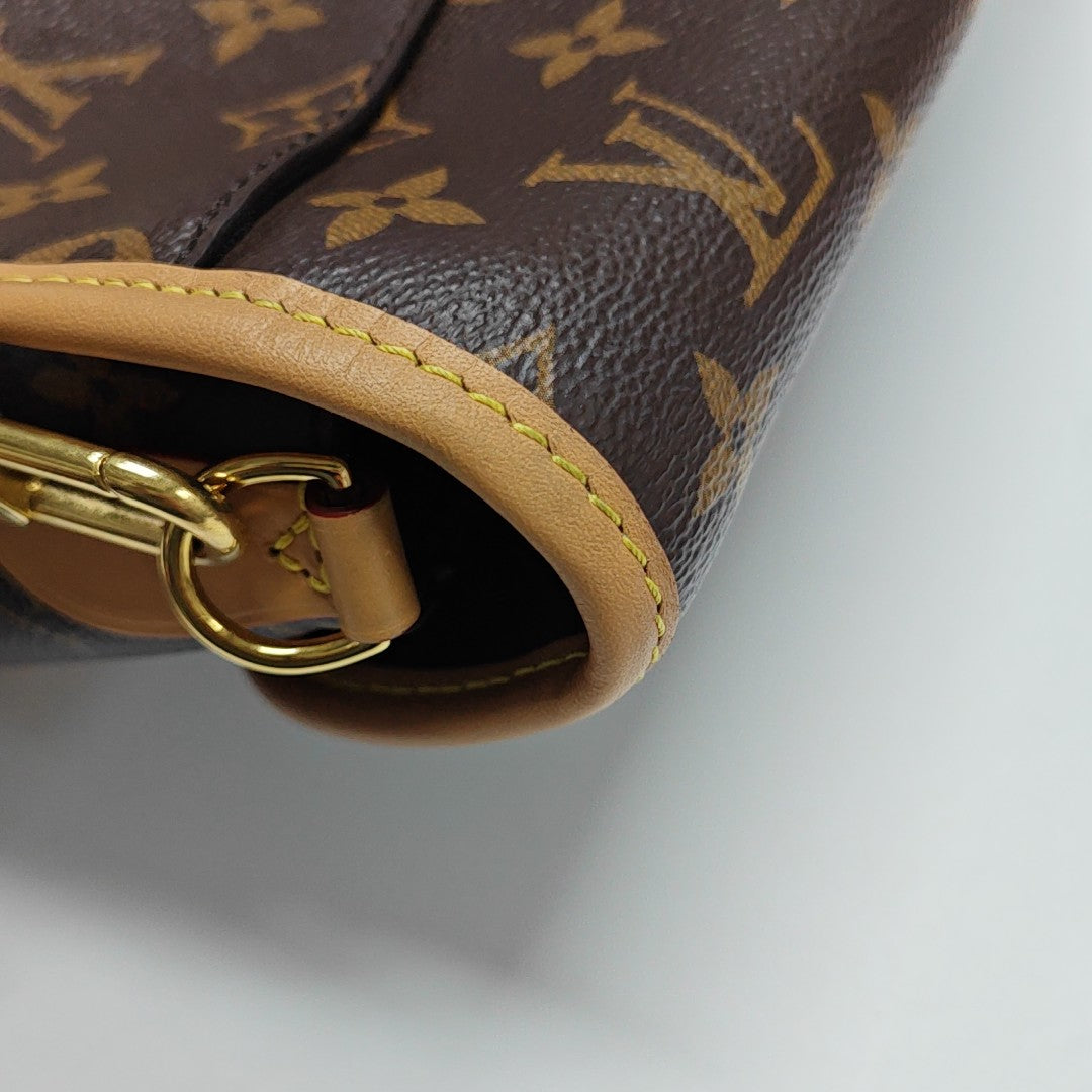 DIANE Monogram Coated Canvas Brown