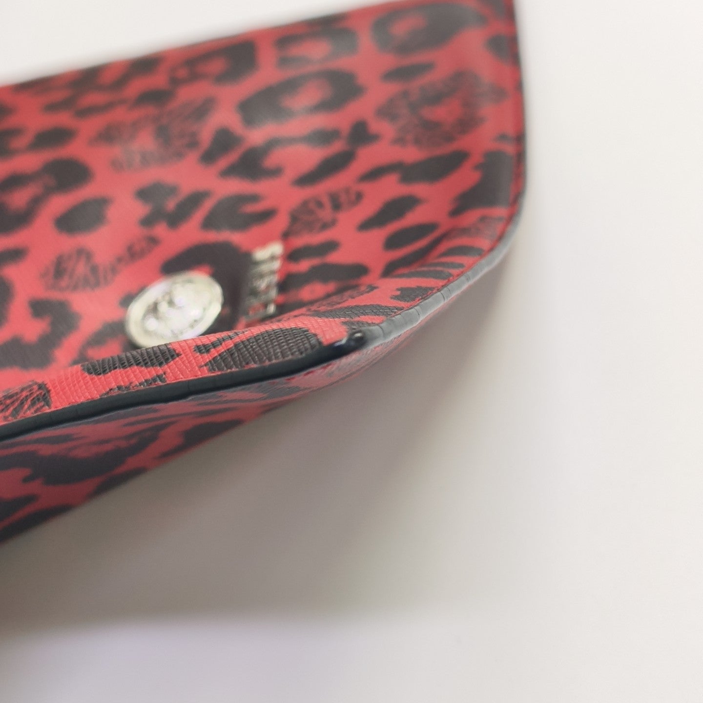 Calfskin Clutch Red