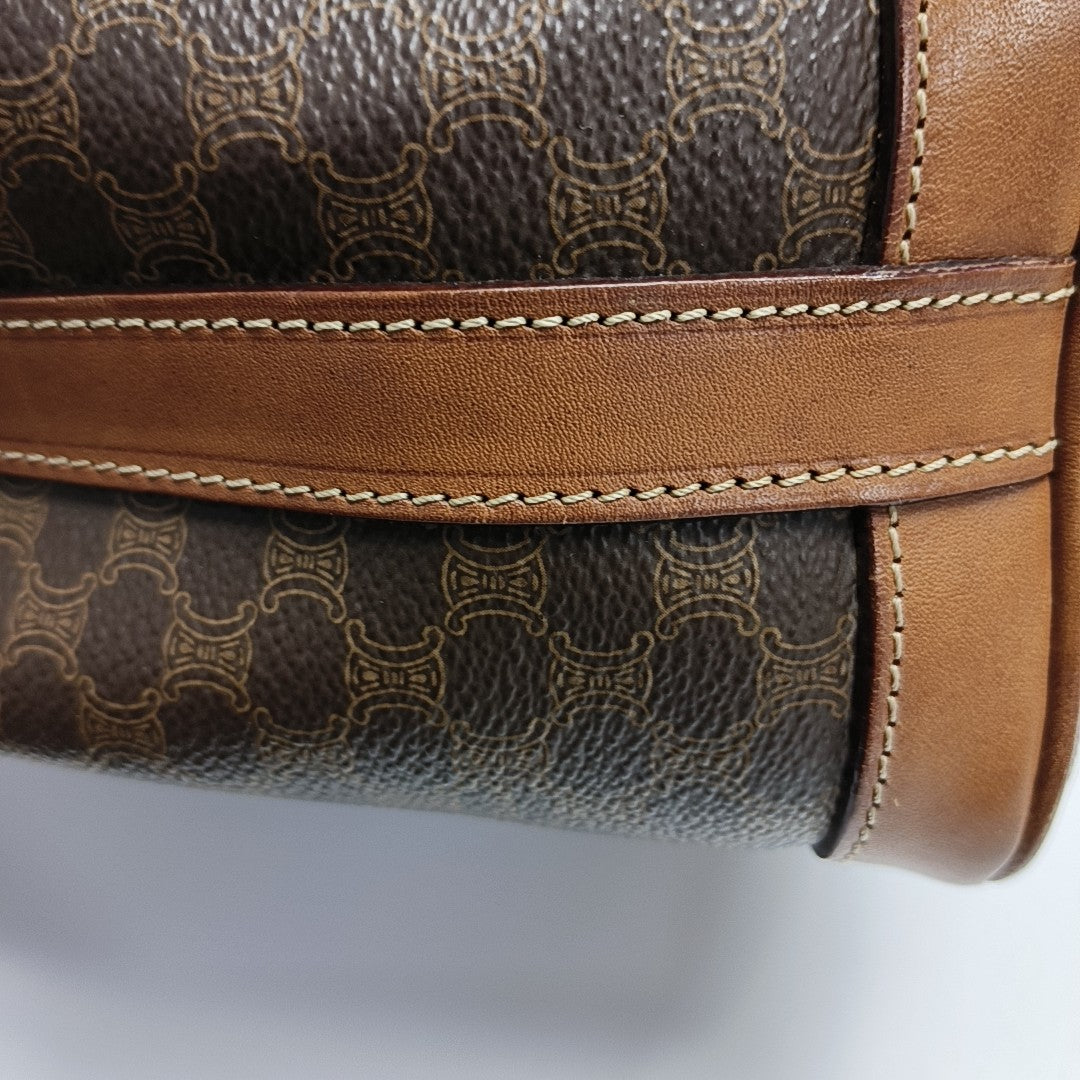 MACADAM BUCKET Coated Canvas Brown