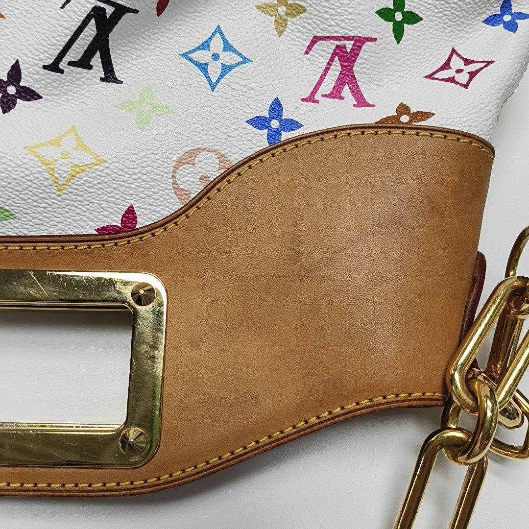 LV × TM JUDY MM Monogram Coated Canvas White