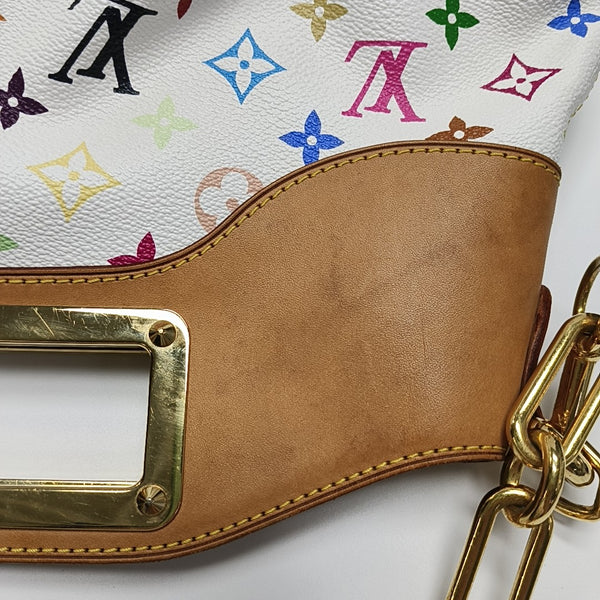 LV × TM JUDY MM Monogram Coated Canvas White