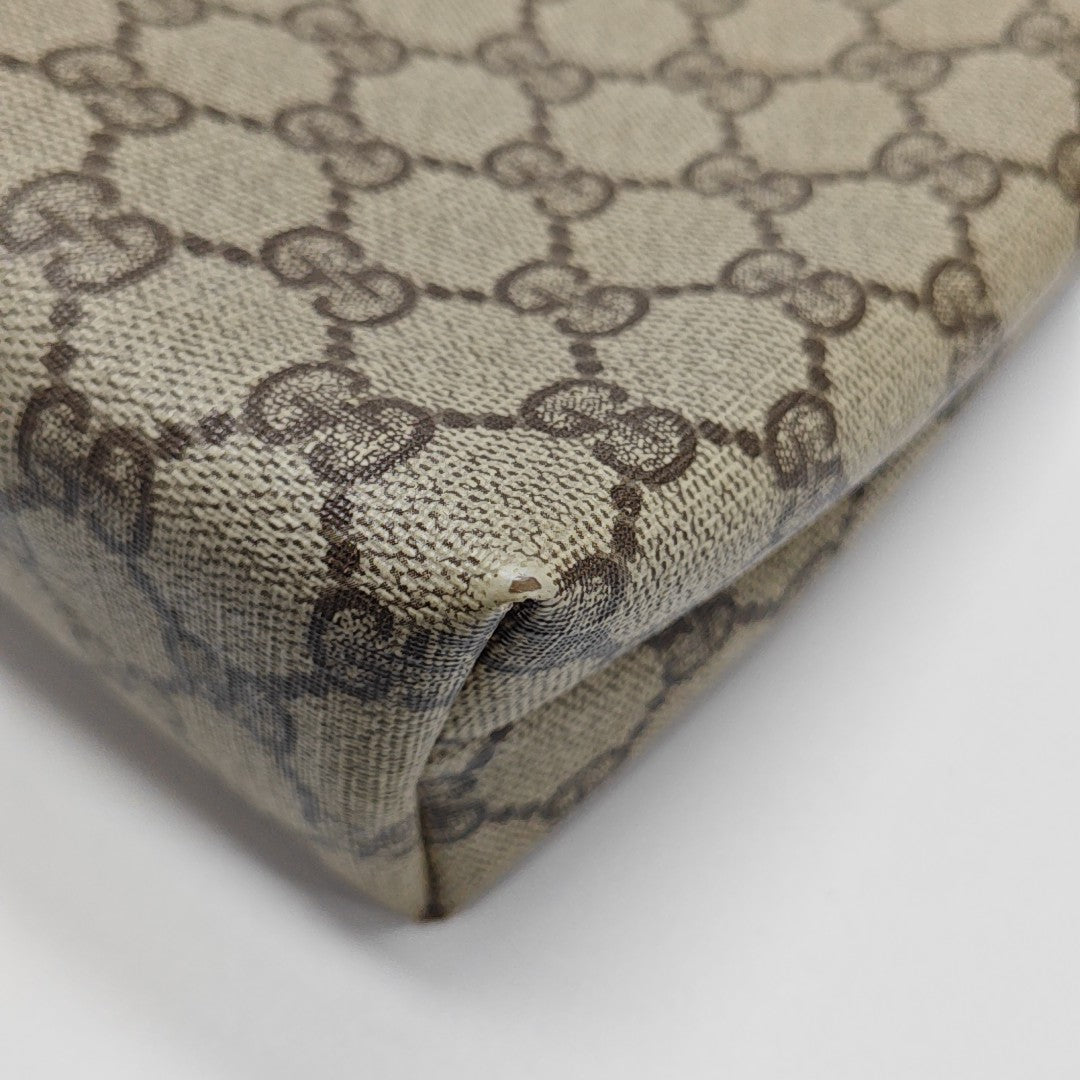 GG Supreme Monogram Coated Canvas Beige