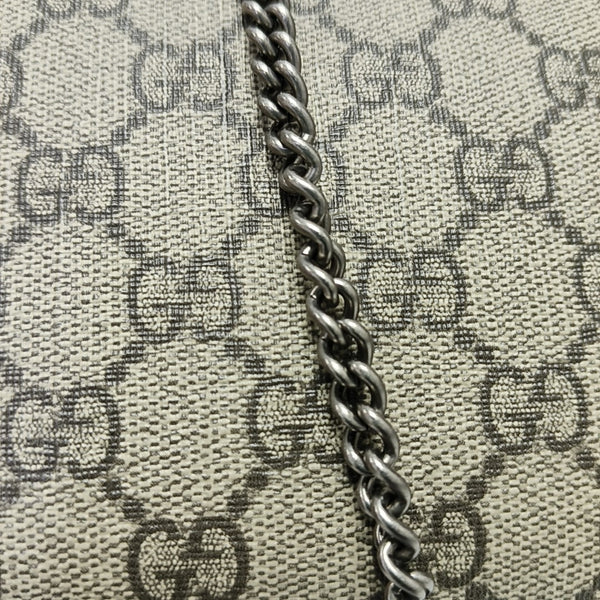 Dionysus Super Mini Monogram Coated Canvas Beige