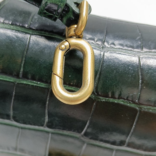 Hourglass S Calfskin Green