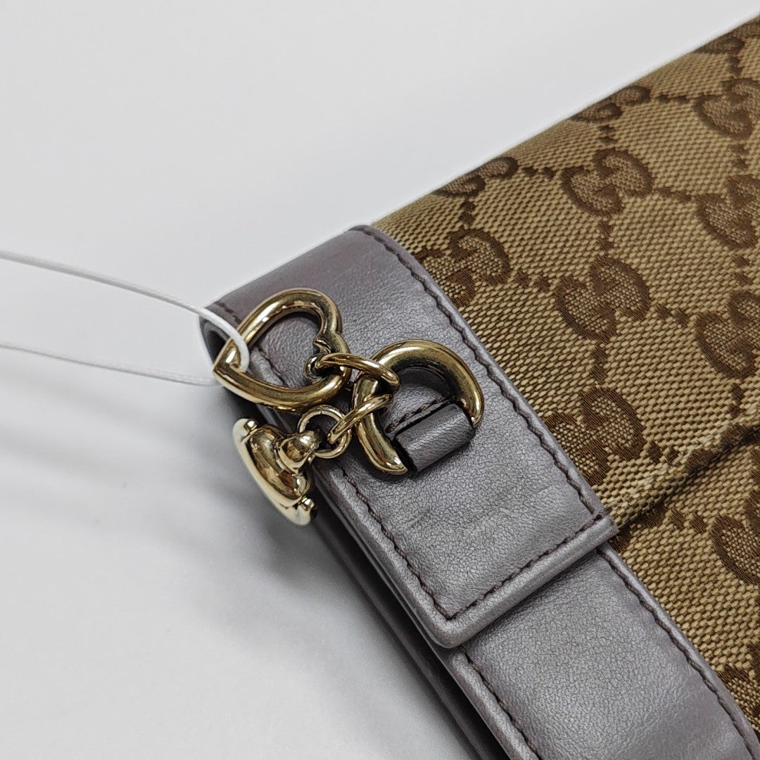 Monogram Canvas Wallet Brown