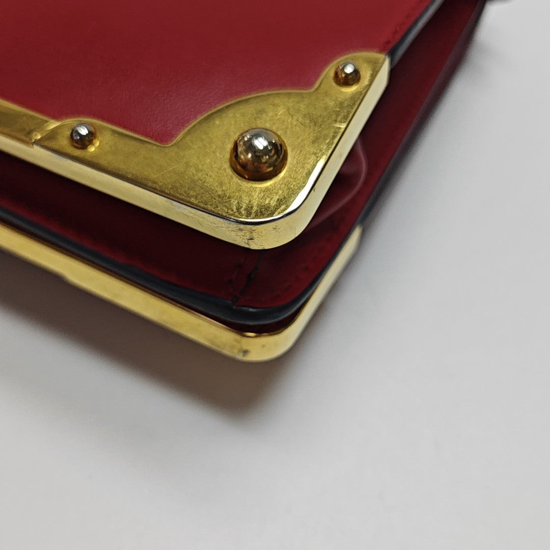 Cahier Saffiano Calfskin Red