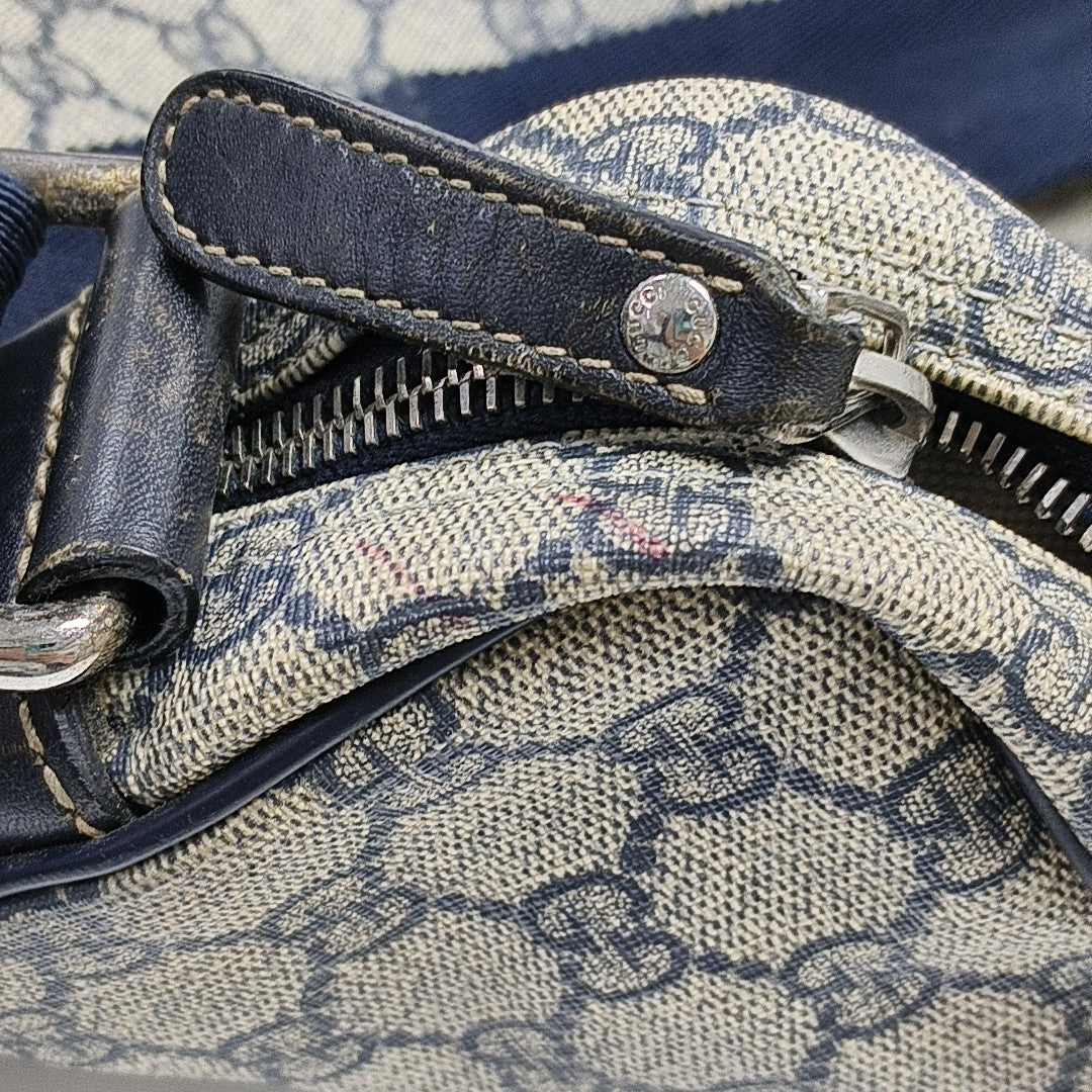 Monogram Coated Canvas Shoulder Bag Brown