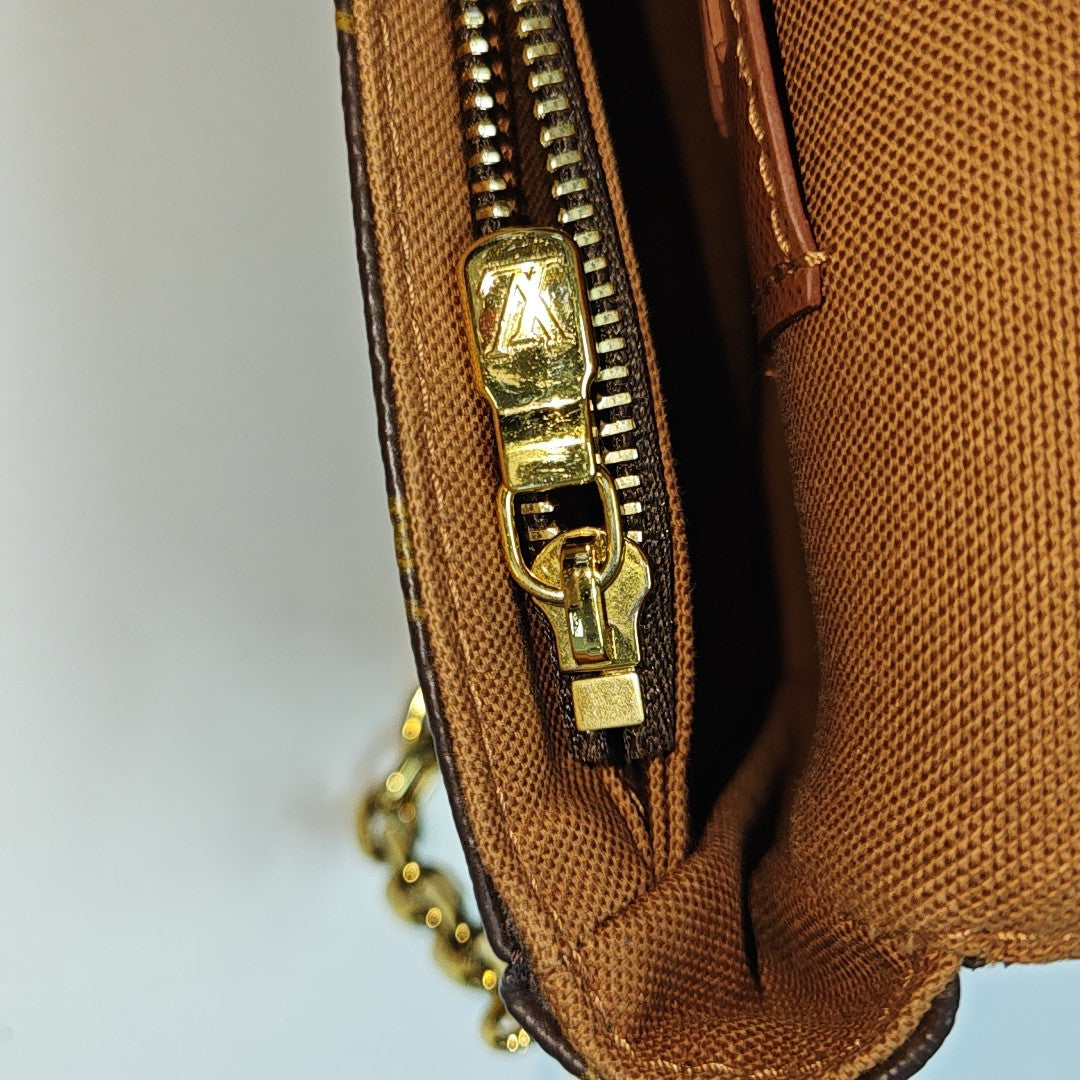 IVY Monogram Coated Canvas Brown
