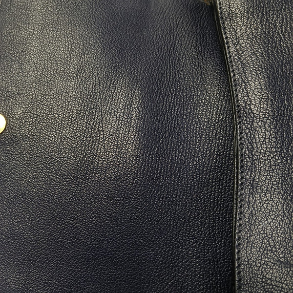 Calfskin Shoulder Bag Blue