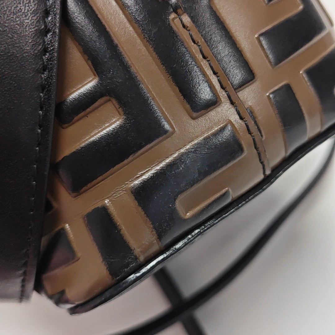 Mon Tresor Mini Monogram Calfskin Brown