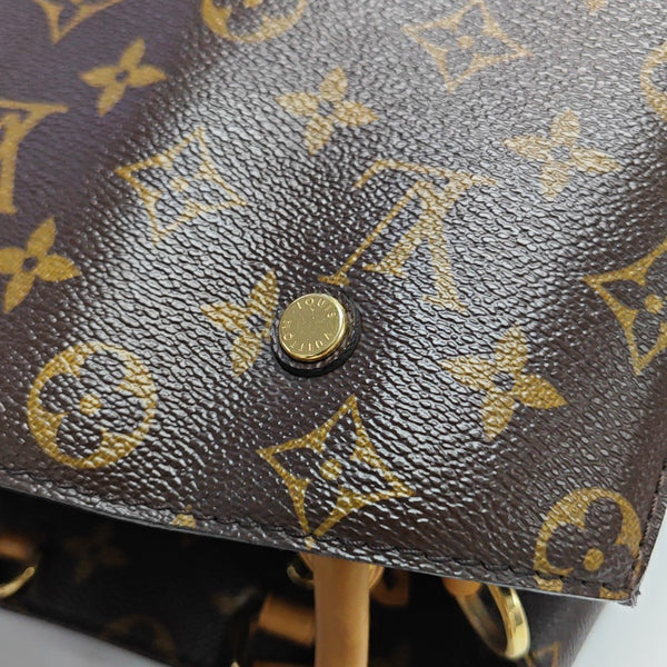 MONTAIGNE Monogram Coated Canvas Brown