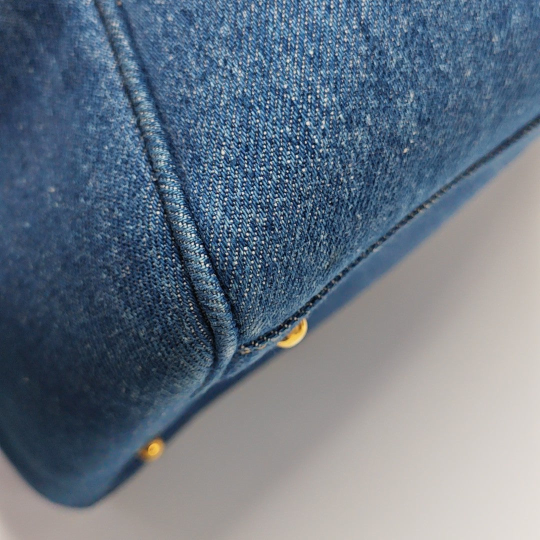 Denim Shoulder Bag Blue