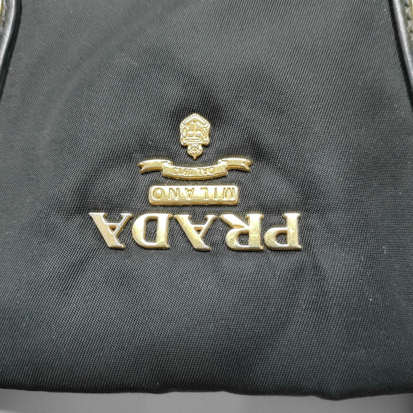 Nylon Shoulder Bag Black