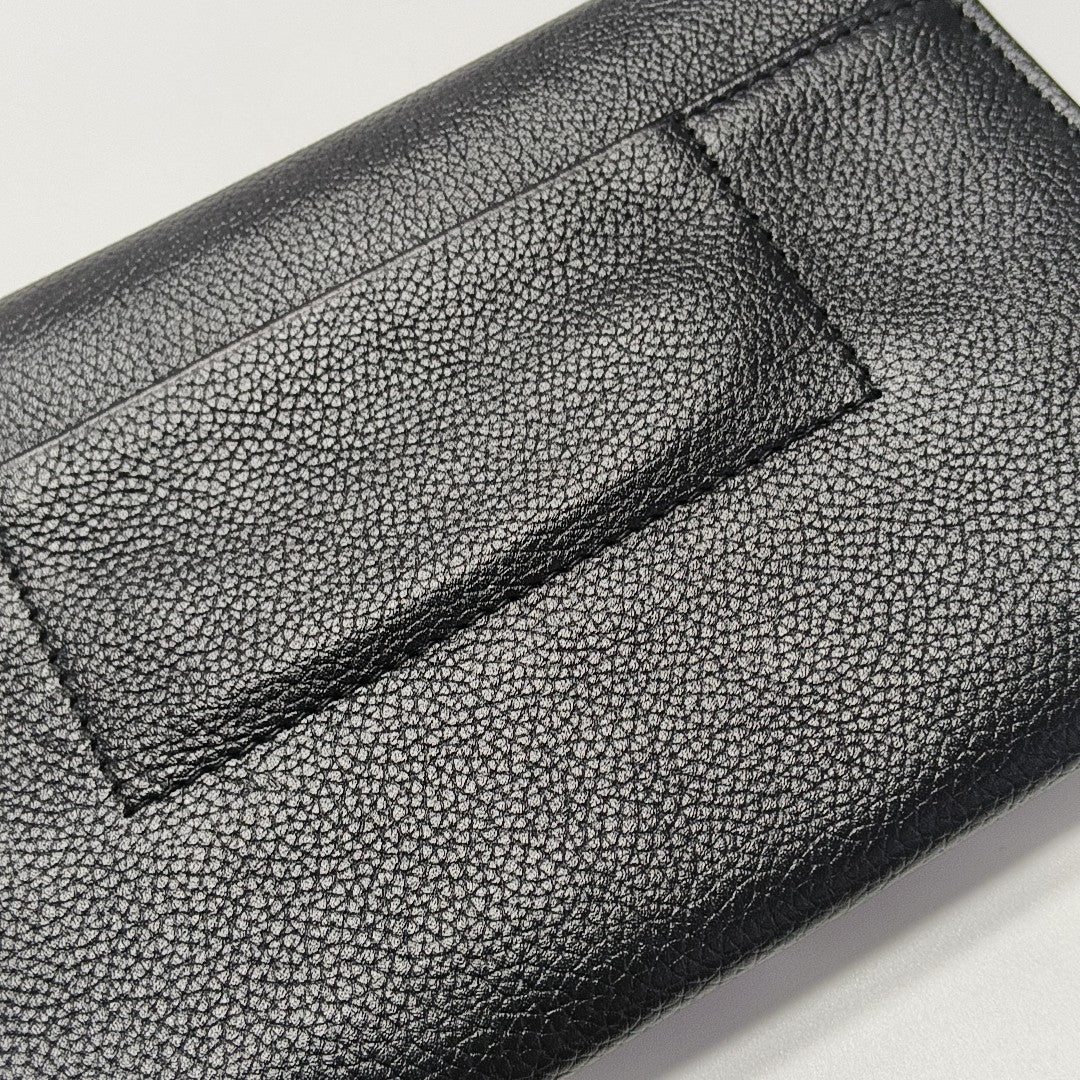 Calfskin Shoulder Bag Black