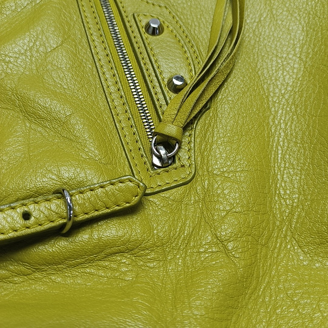 Classic City Small Lambskin Green