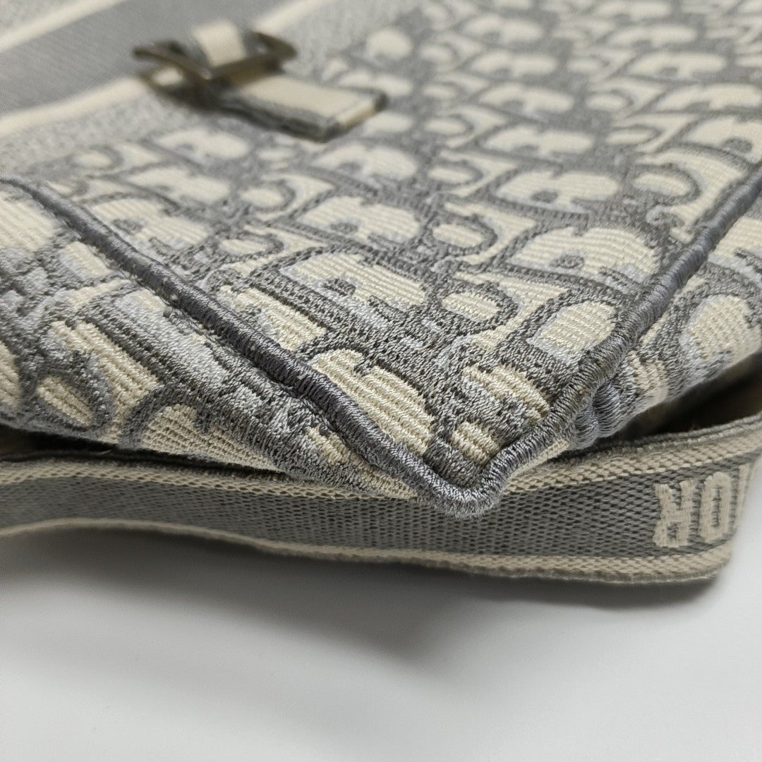 Diorcamp Large Oblique Canvas Gray