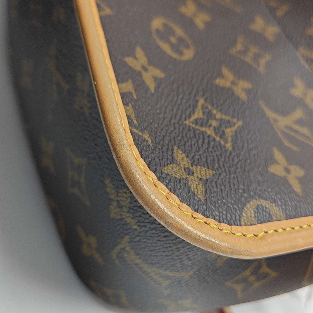 DIANE Monogram Coated Canvas Brown
