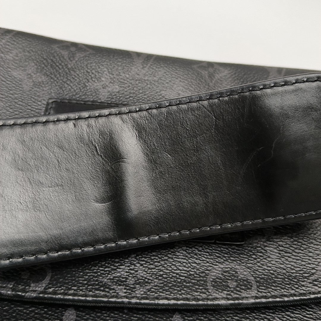 VOYAGER PM Monogram Coated Canvas Black