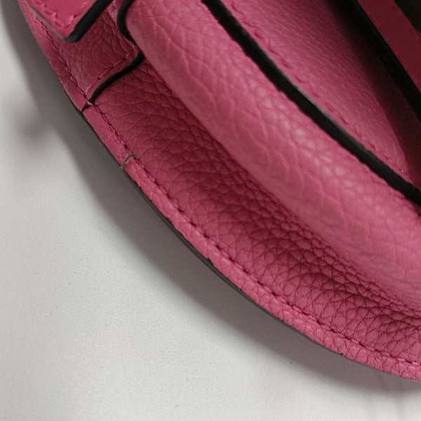 Authenticated pre-owned  Gate Mini Calfskin Red - Crossbody Bag at Looply