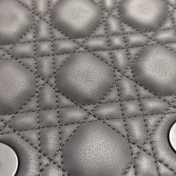 Lady Dior Small Cannage Calfskin Black