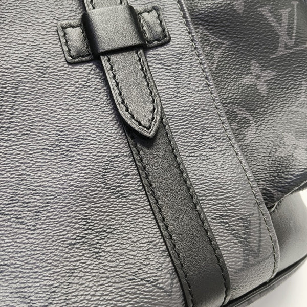 CHRISTOPHER PM Monogram Coated Canvas Gray