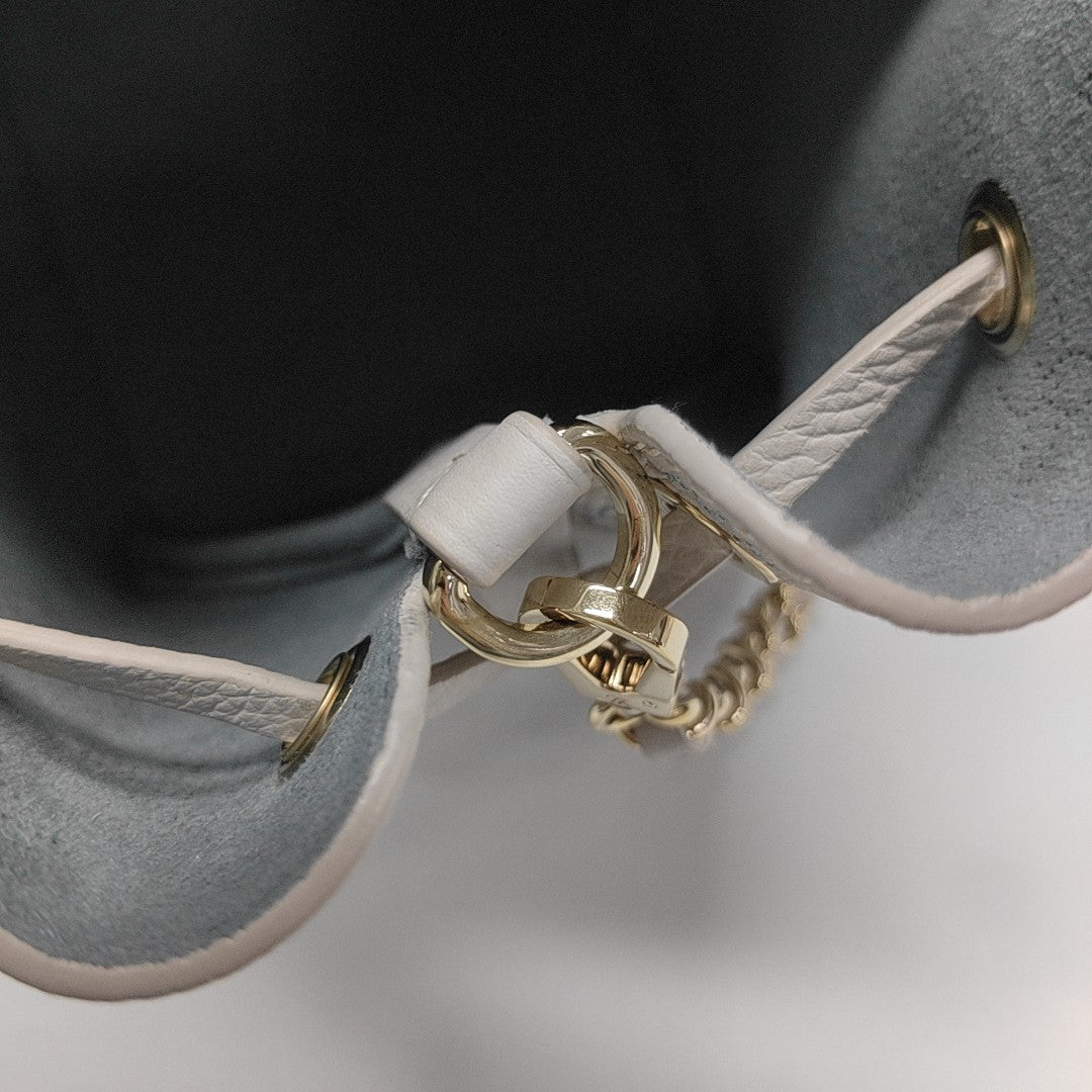 BELLA Monogram Calfskin Gray