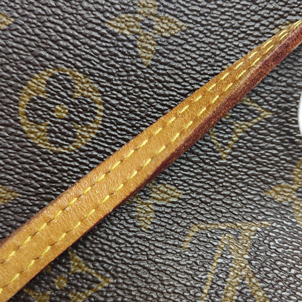 NEVERFULL GM Monogram Coated Canvas Brown