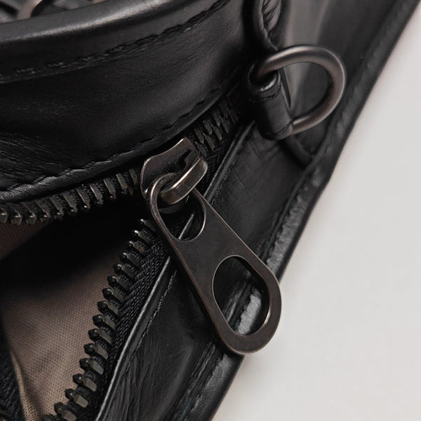 Lambskin Crossbody Bag Black