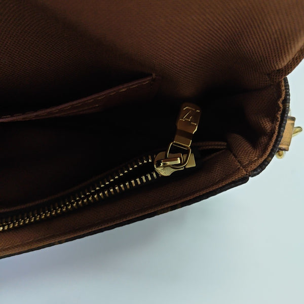 IVY Monogram Coated Canvas Brown