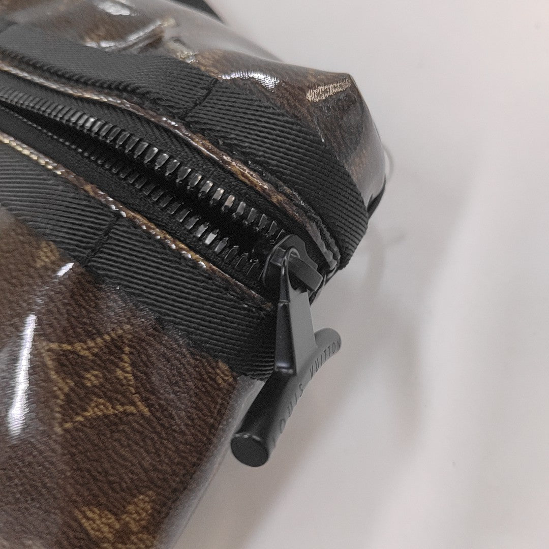PM Monogram Coated Canvas Brown