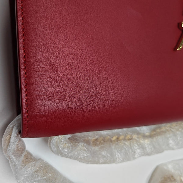 KATE Medium Calfskin Red