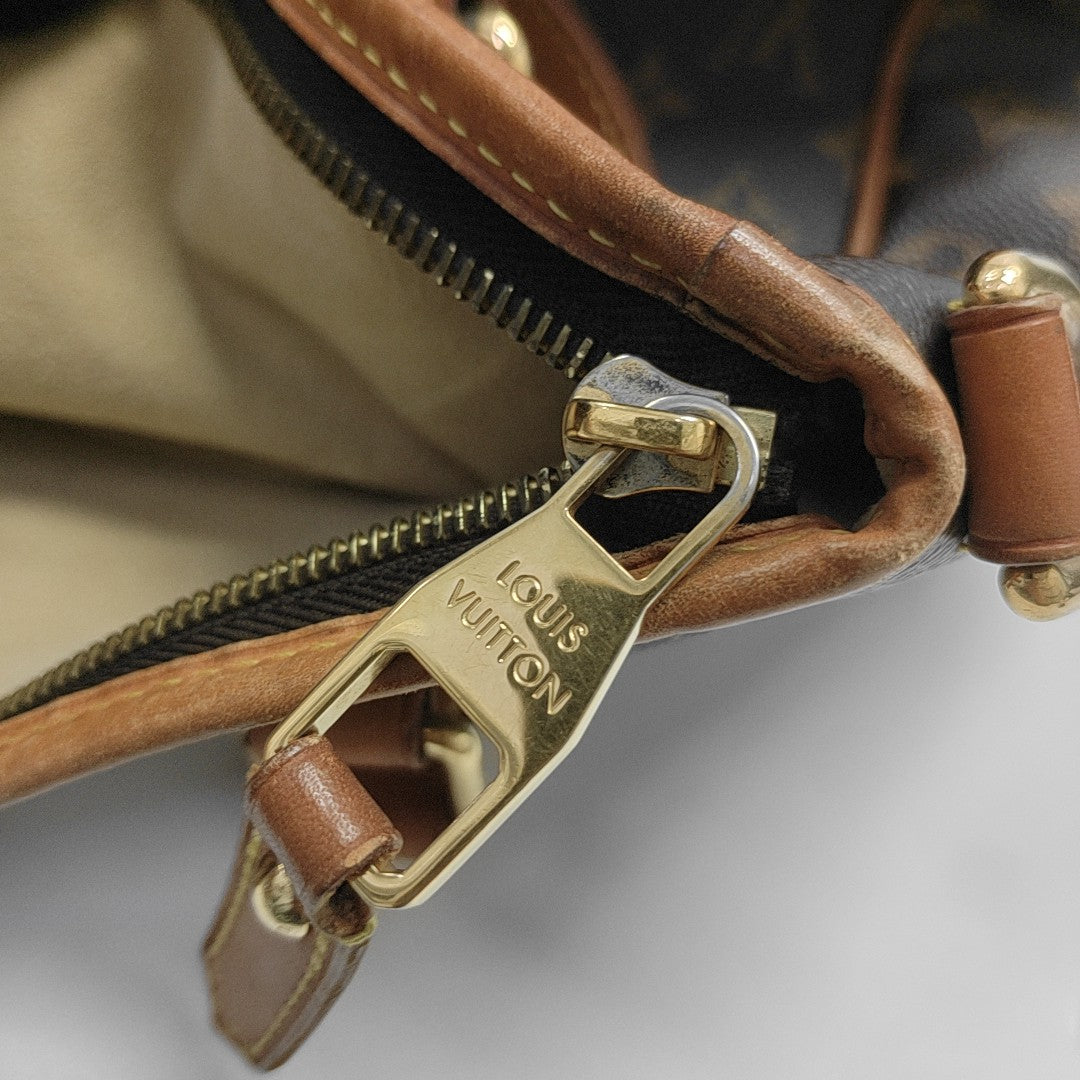 ESTRELA MM Monogram Coated Canvas Brown