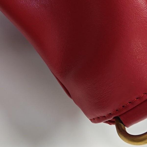 GG Marmont Small Quilted Calfskin Red