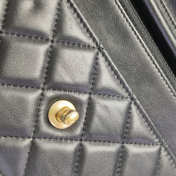 TRENDY CC Quilted Lambskin Black