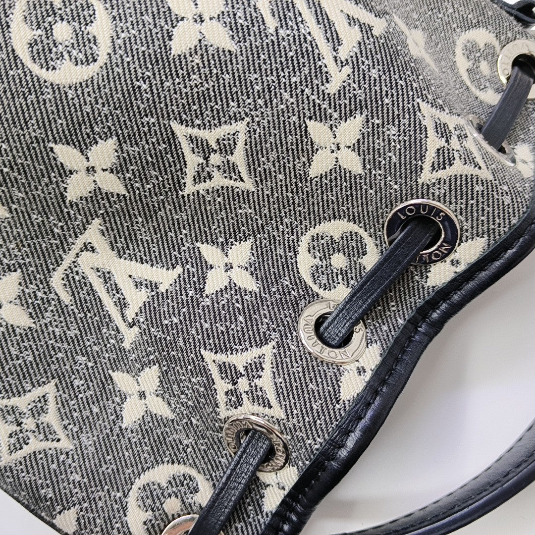 NOÉ Nano Monogram Canvas Gray