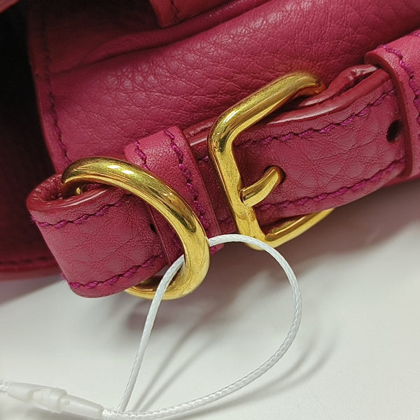 Calfskin Shoulder Bag Red