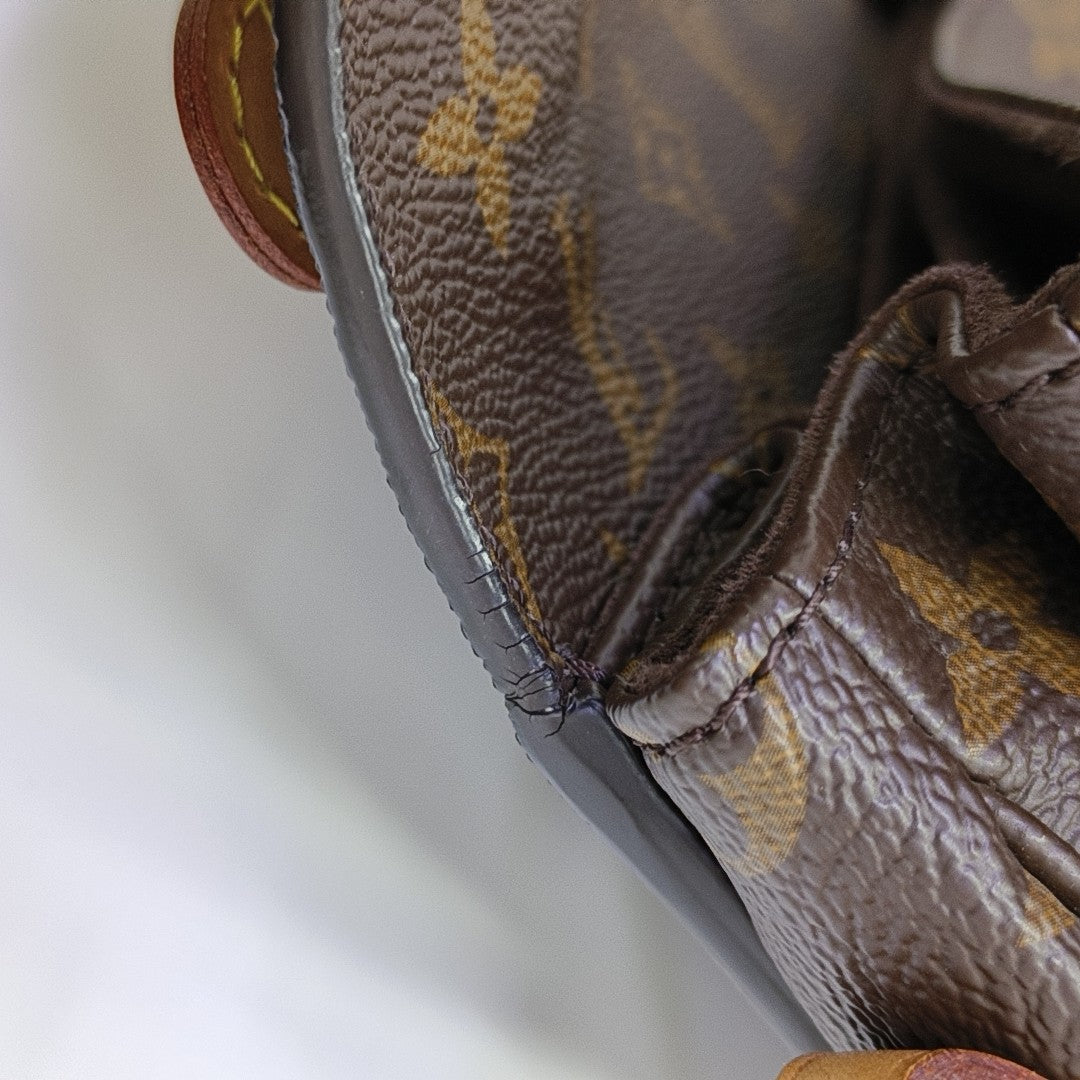 MONCEAU 26 Monogram Coated Canvas Brown