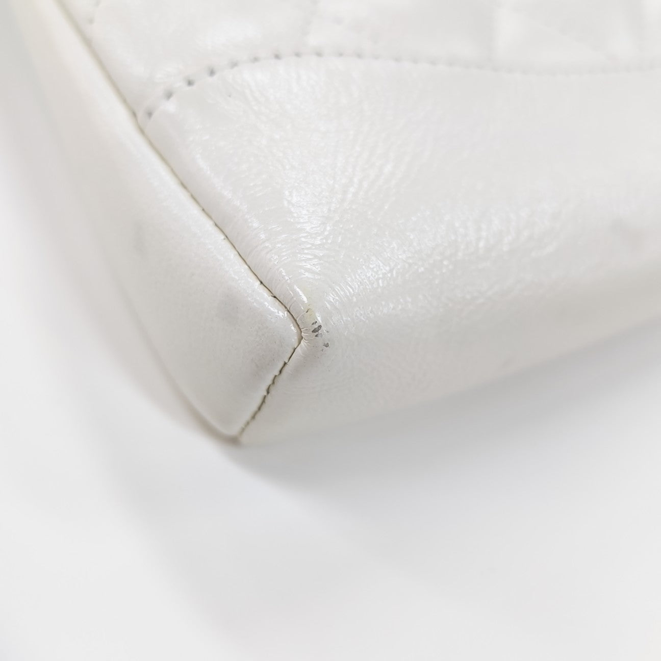 CHANEL 31 Mini Quilted Lambskin White