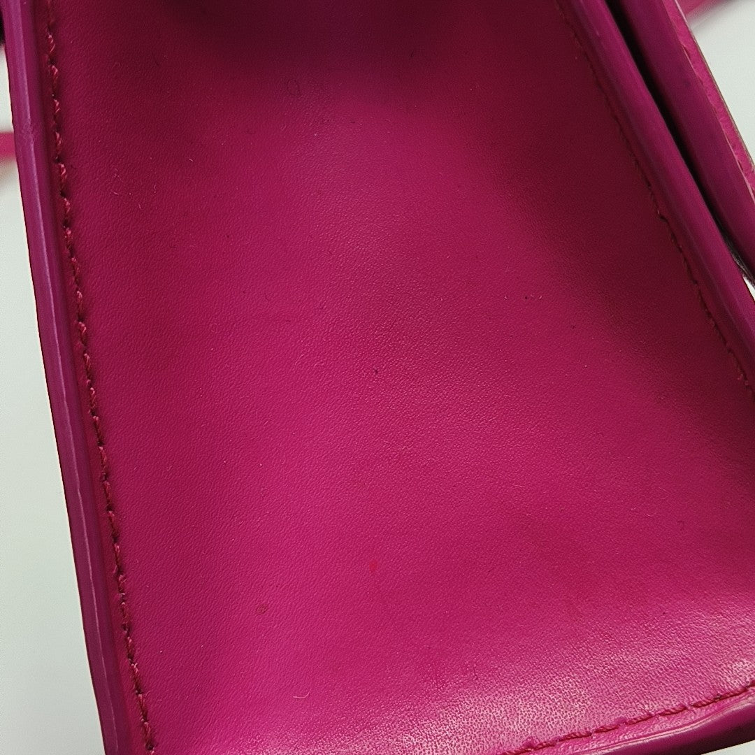 Hourglass XS Quilted Calfskin Red