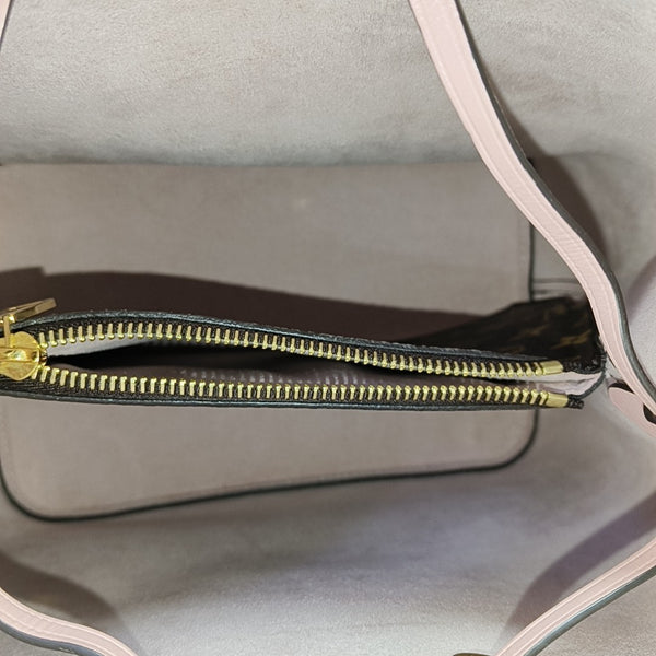 NÉONOÉ MM Monogram Coated Canvas Brown