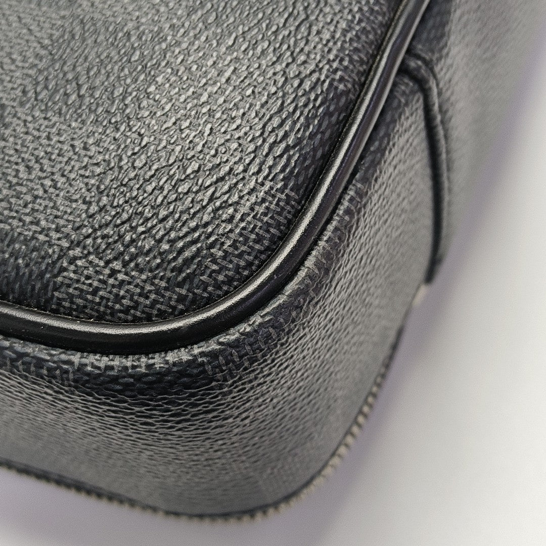STEEVE Damier Graphite Coated Canvas Gray