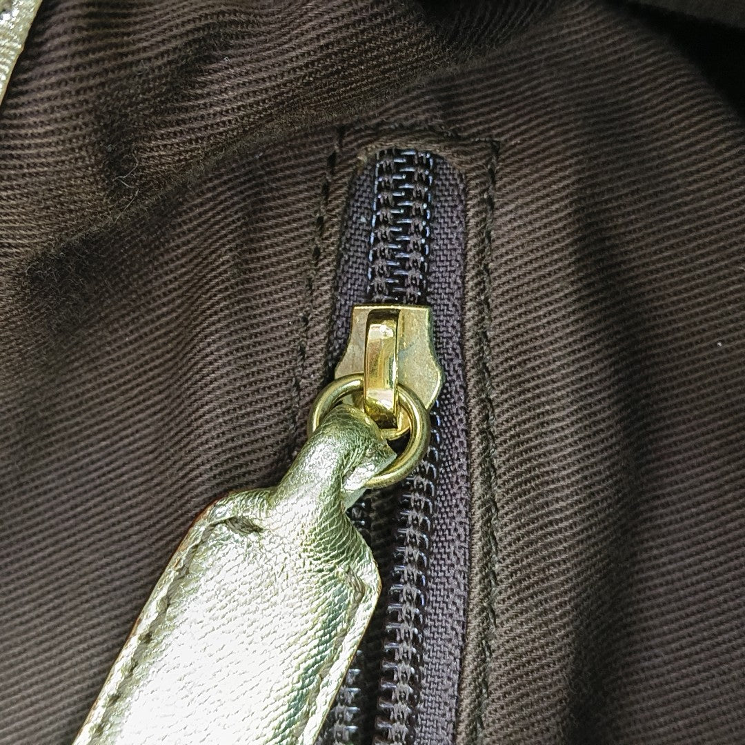 Canvas Top Handle Bag Multicolor