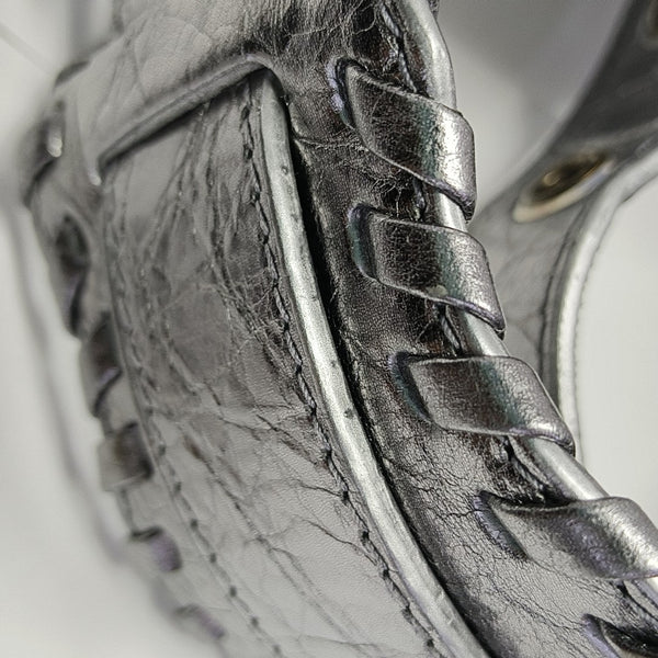 Le Cagole XS Lambskin Gray