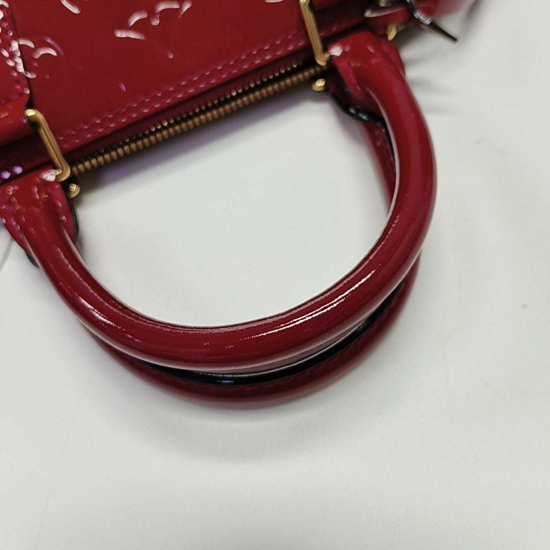 ALMA PM Patent Leather Red