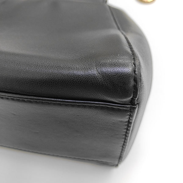 Peekaboo Mini Lambskin Black